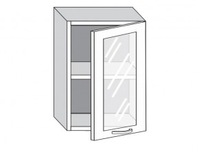 1.50.3 Шкаф настенный (h=720) на 500мм с 1-ой стекл. дверцей в Нытве - nytva.magazinmebel.ru | фото