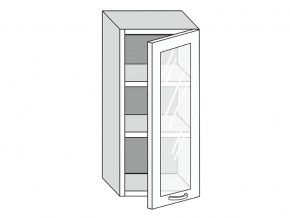 19.40.3 Шкаф настенный (h=913) на 400мм с 1-ой стекл. дверцей в Нытве - nytva.magazinmebel.ru | фото