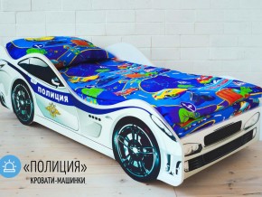 Кровать детская машина Полиции в Нытве - nytva.magazinmebel.ru | фото