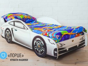 Кровать детская машинка Порше в Нытве - nytva.magazinmebel.ru | фото
