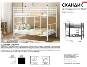 Кровать двухъярусная Скандик 42.20-01 в Нытве - nytva.magazinmebel.ru | фото - изображение 2