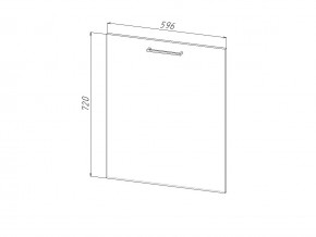 П 60 Комплект для посудомоечной машины 600 мм (цоколь + фасад) ЛДСП в Нытве - nytva.magazinmebel.ru | фото