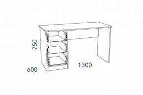 Стол письменный Фанк НМ 011.47-01 М2 в Нытве - nytva.magazinmebel.ru | фото - изображение 3