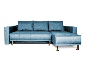 Угловой диван серо-синий с подлокотниками Некст denim в Нытве - nytva.magazinmebel.ru | фото